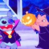 Lilo And Stitch Halloween paint by numbers