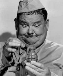 Oliver Hardy Great Guns paint by numbers