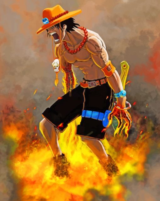 Luffy One Pice Paint by numbers