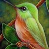 Sweet Hummingbird paint by numbers