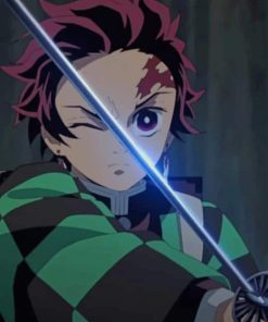 Demon Slayer The Japanese Anime Paint by numbers
