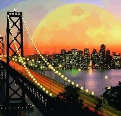 San Francisco at Night paint by numbers