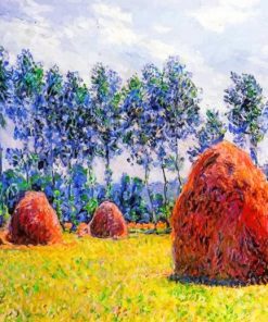Haystack At Giverny Monet Paint by numbers