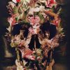 Jungle Of Flowers Skull Paint by numbers