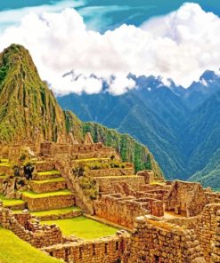 Machu Picchu paint by numbers