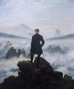 Wanderer above the Sea of Fog Paint by numbers
