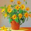 Yellow African Daisies Paint by numbers