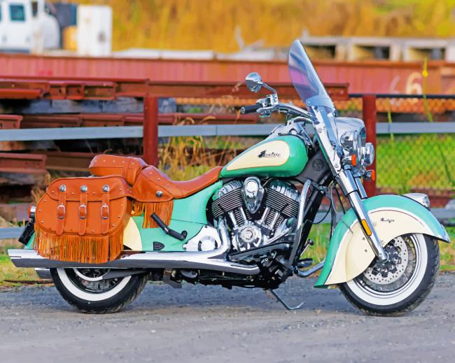 Aesthetic Indian Chief Paint by numbers