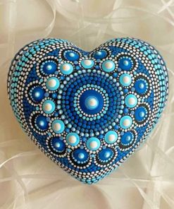 Aesthetic Mandala Heart Paint by numbers