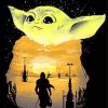Baby Yoda Illustration paint by numbers