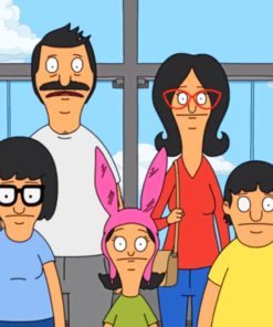 Bob's Burgers Family Paint by numbers