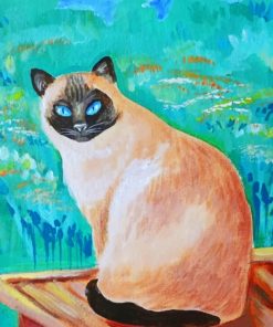 Cat Impressionist paint by numbers