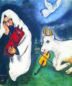 Marc Chagall Rabbi Paint by numbers