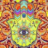 Colorful Hamsa Paint by numbers