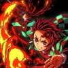 Demon Slayer Anime Paint by numbers