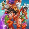Dragon Ball Manga Anime Paint by numbers