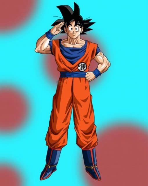 Dragon Ball Goku Paint by numbers