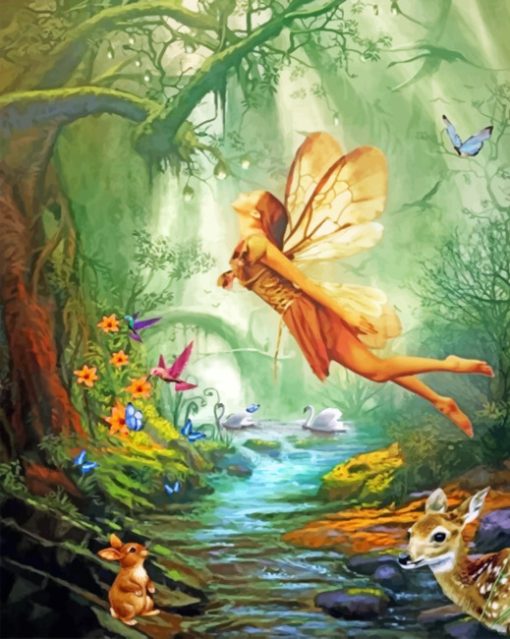 Fantastic Fairy paint by numbers