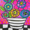 Folk Art Plant paint by numbers