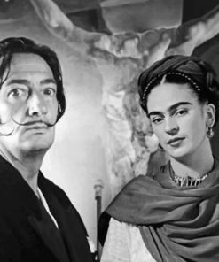 Frida Kahlo And Dali Paint by numbers