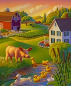 Happy Farm Paint by numbers
