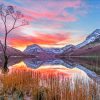 Lake District Sunrise paint by numbers
