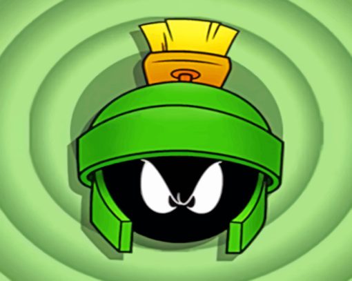 Marvin Martian Paint by numbers