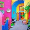 Mexican Colorful Walls Paint by numbers