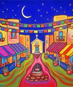 Mexican Life Art Paint by numbers