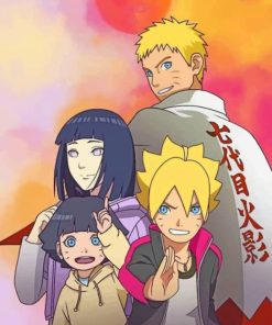 Naruhina Family paint by numbers