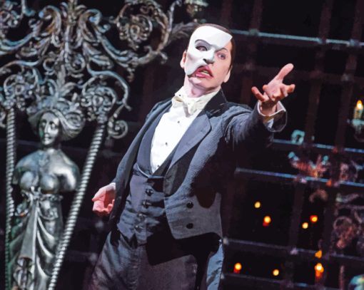 Phantom Of The Opera Movie paint by numbers