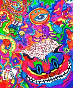 Psychedelic Art Paint by numbers
