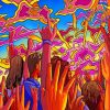 Psychedelic Concert Paint by numbers