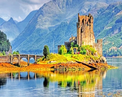 Scotland Landscape Paint by numbers