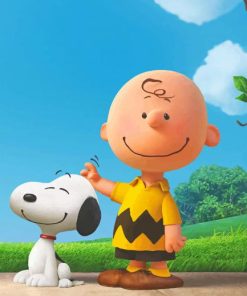 Snoopy And Charlie Brown Paint by numbers