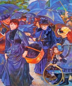 The Umbrellas Pierre Auguste Renoir paint by numbers