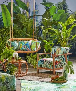 Tropical House Garden paint by numbers