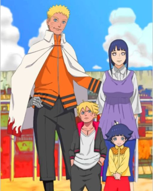 Uzumaki Family Paint by numbers