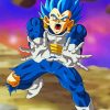 Vegeta Dragon Ball paint by numbers