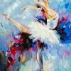 Girl Ballet Dancer paint by numbers
