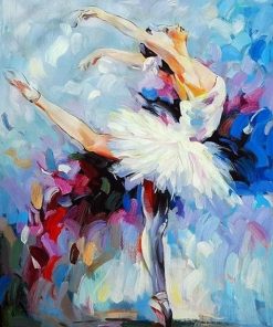 Girl Ballet Dancer paint by numbers