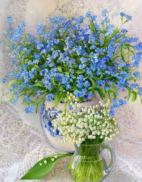 Lily Of The Valley Flowers paint by numbers