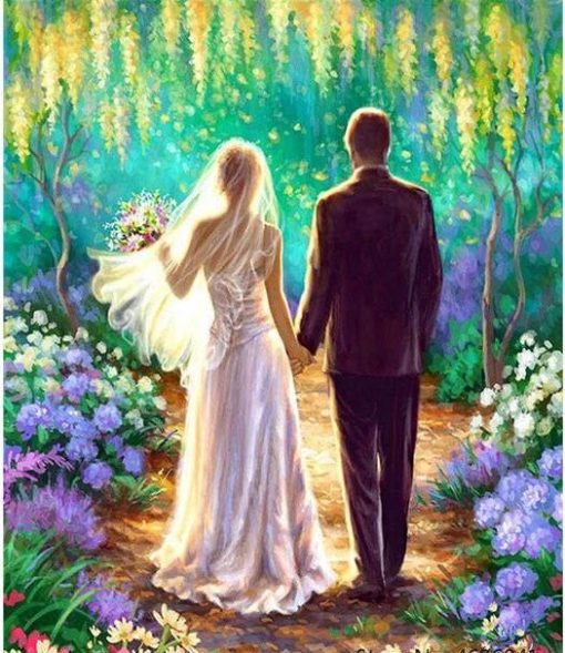 Wedding At Heaven Paint by numbers