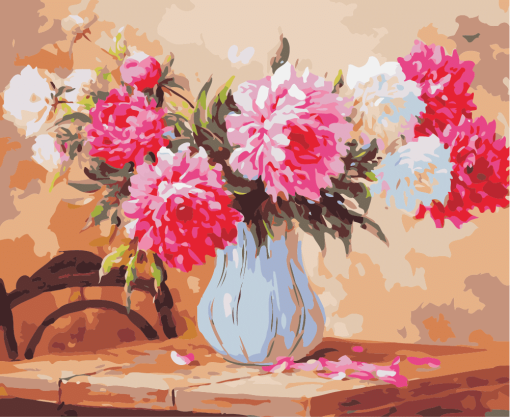 Gorgeous Peony Flowers Paint by numbers