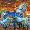 Aesthetic Carousel Horse paint by numbers