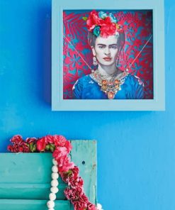 Tropical Frida kahlo Paint by numbers