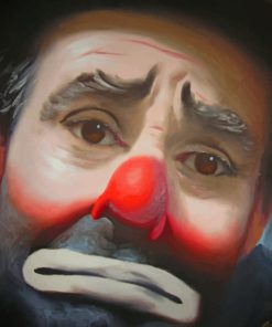 Aesthetic Sad Clown paint by numbers