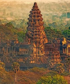 Angkor Wat paint by numbers