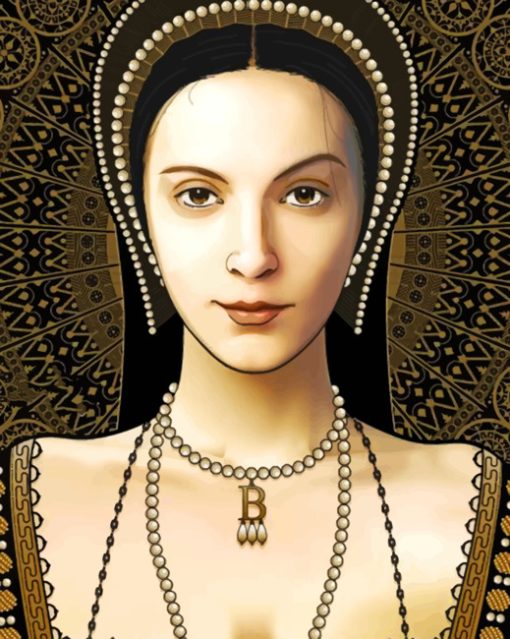 Anne Boleyn paint by numbers