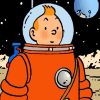 Astronaut Tintin Paint by numbers